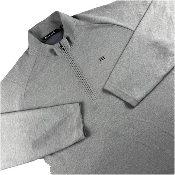 Travis Matthew Upgraded 1/4 Pullover Men XXL Gray Golf Performance Stretch - Picture 1 of 9